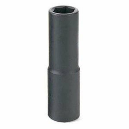 EAGLE TOOL US Grey Pneumatic 0.5 in. Drive x 8 mm Deep Socket GY2008MD